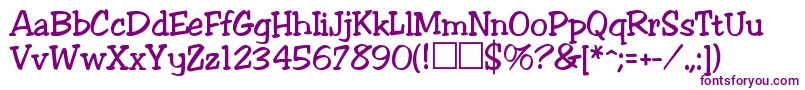 More about Jester Font Jester Font – Purple Fonts on White Background