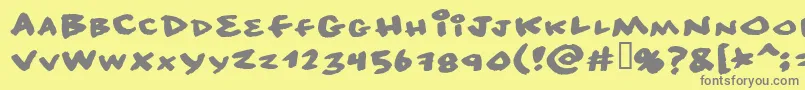 Más sobre la fuente No Consequence fuente No Consequence – Fuentes Grises Sobre Fondo Amarillo