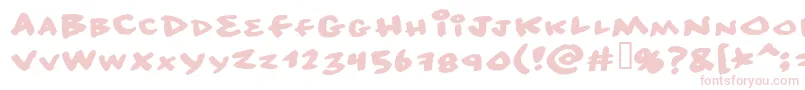 フォントNo Consequence – ピンクのフォント