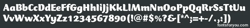 CtmercuriusstdBlack Font – White Fonts on Black Background