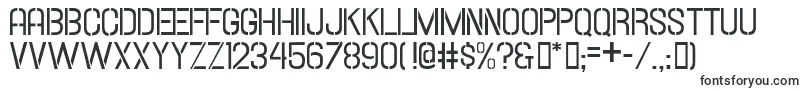 Hallandalestencil-fontti – Alkavat H:lla olevat fontit