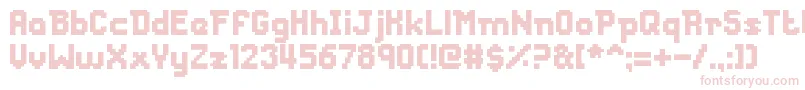 MesseDuesseldorf Font – Pink Fonts on White Background