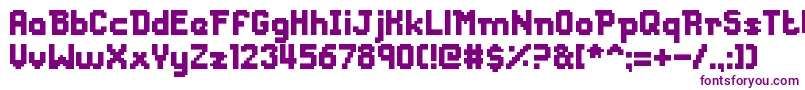 MesseDuesseldorf Font – Purple Fonts on White Background