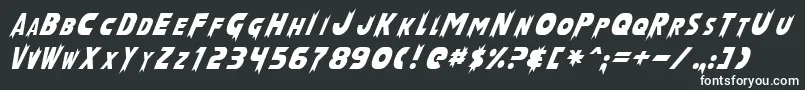 LaserRodNormal Font – White Fonts
