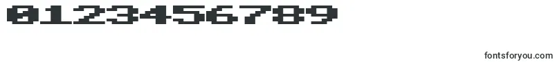 フォントBeebModeTwo – 数字と数値のためのフォント