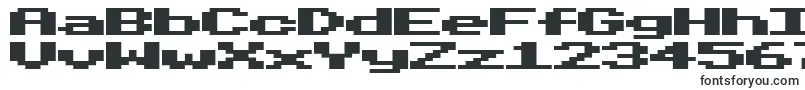 BeebModeTwo-fontti – täytetyt fontit