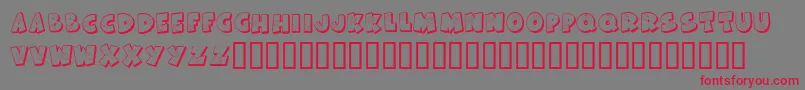 KrAllPatchedUp Font – Red Fonts on Gray Background