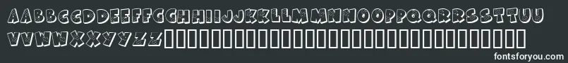 KrAllPatchedUp Font – White Fonts on Black Background