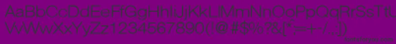 AgentextlgtdbNormal Font – Black Fonts on Purple Background