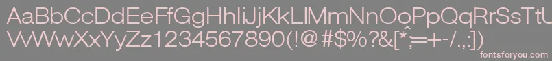 AgentextlgtdbNormal Font – Pink Fonts on Gray Background