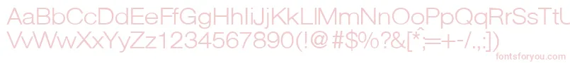 AgentextlgtdbNormal Font – Pink Fonts on White Background