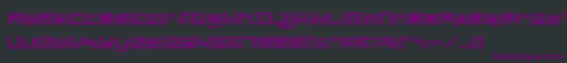 Alphc Font – Purple Fonts on Black Background