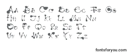 Przegląd czcionki LinotypeDropink