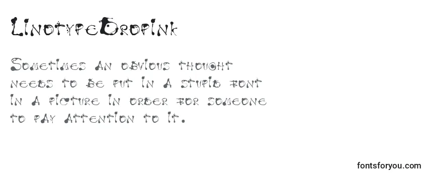 Обзор шрифта LinotypeDropink