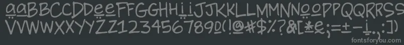 Подробнее о шрифте DjbBrewhausSpecial Шрифт DjbBrewhausSpecial – серые шрифты на чёрном фоне