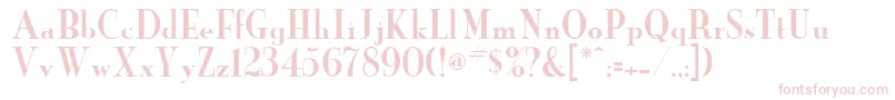 Weitere Informationen zur NewYorker-Schriftart NewYorker-Schriftart – Rosa Schriften auf weißem Hintergrund