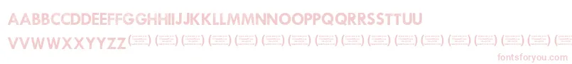 WaukeganhustleRegular Font – Pink Fonts on White Background