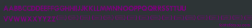 WaukeganhustleRegular Font – Purple Fonts on Black Background