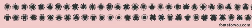 En savoir plus sur la police Ovulinu Police Ovulinu – polices noires sur fond rose