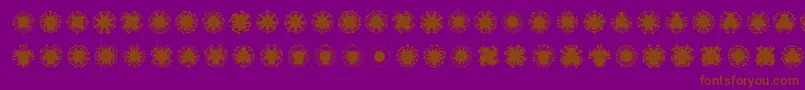 Más sobre la fuente Ovulinu fuente Ovulinu – Fuentes Marrones Sobre Fondo Morado