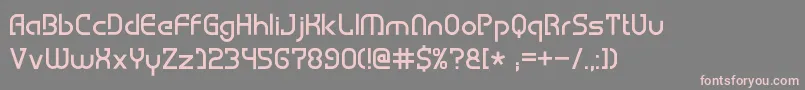 More about HemigraphyRegular Font HemigraphyRegular Font – Pink Fonts on Gray Background