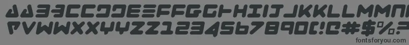 Zealotli Font – Black Fonts on Gray Background