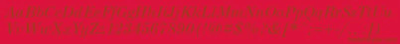 En savoir plus sur la police NewstandardcItalic Police NewstandardcItalic – polices brunes sur fond rouge
