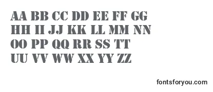 StencilRegular Font