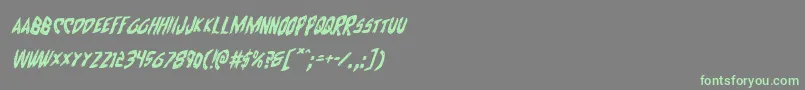 Lisätietoja Cyrusital-fontista Cyrusital-fontti – vihreät fontit harmaalla taustalla