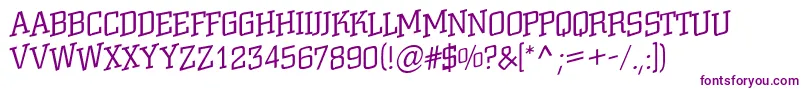 ACitynovattlspuplt Font – Purple Fonts