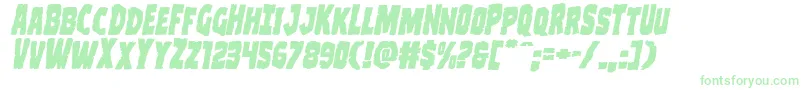 Clubberlangexpandital Font – Green Fonts