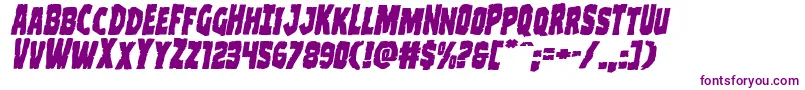 Clubberlangexpandital Font – Purple Fonts