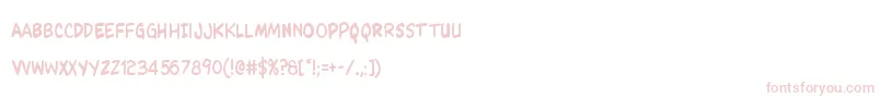 Kangaroocourtcond-Schriftart – Rosa Schriften