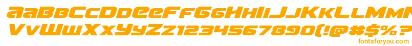 Шрифт Terranexpandital – оранжевые шрифты