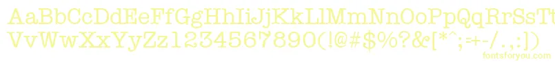 TypistRegular Font – Yellow Fonts