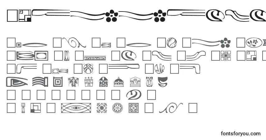 Шрифт Griffinone – алфавит, цифры, специальные символы