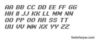PixelDigivolveItalic Font