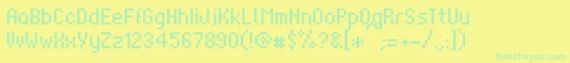 Подробнее о шрифте Supernat1001 Шрифт Supernat1001 – зелёные шрифты на жёлтом фоне