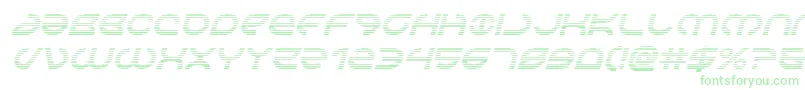 Aetherfoxgradital-Schriftart – Grüne Schriften