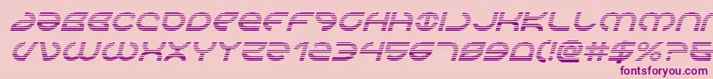 Aetherfoxgradital Font – Purple Fonts on Pink Background