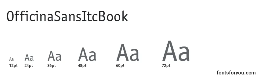 Размеры шрифта OfficinaSansItcBook