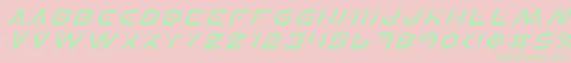 More about PlanetXItalic Font PlanetXItalic Font – Green Fonts on Pink Background