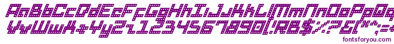 DridHerderItalic-fontti – violetit fontit