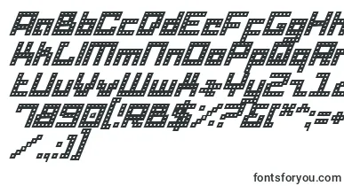  DridHerderItalic font