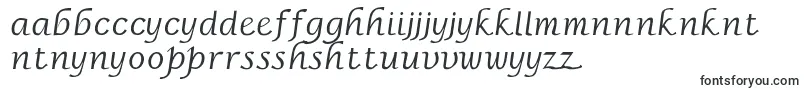 Borrorbolditalic-Schriftart – ruandische Schriften