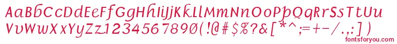 Borrorbolditalic Font – Red Fonts