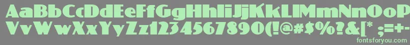 Weitere Informationen zur Phatt-Schriftart Phatt-Schriftart – Grüne Schriften auf grauem Hintergrund