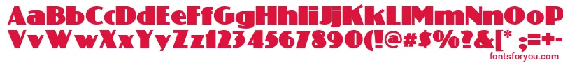 フォントPhatt – 赤い文字