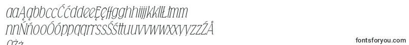 Шрифт Falkinserifitalicpersonal – польские шрифты