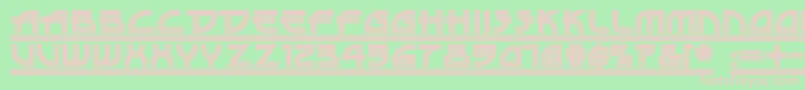 Drive ffy Font – Pink Fonts on Green Background